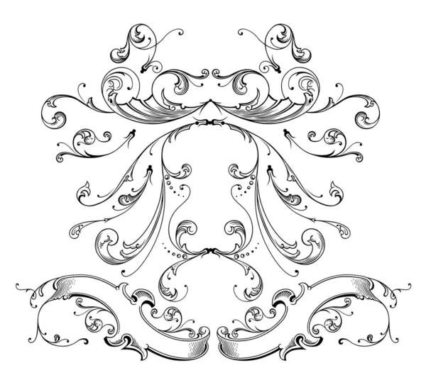 Квітковий Фон Креативна Ілюстрація Орнаменту Банер Простору Копіювання — стоковий вектор