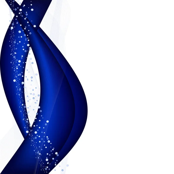 Blue Ribbon Vector Illustration Design — Stock Vector