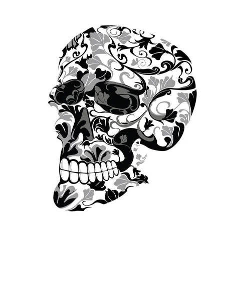 Tattoo Skull Vector Design Tattoo Design — Stock Vector