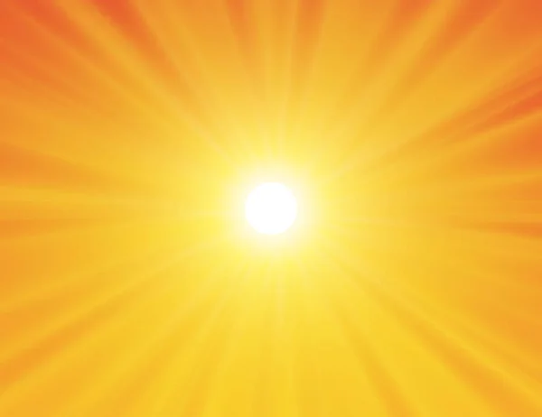 Яскраве Сонце Векторна Ілюстрація — стоковий вектор