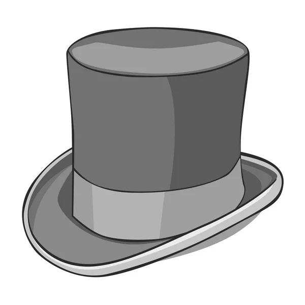 Vector Illustration Single Gentleman Hat — Stock Vector