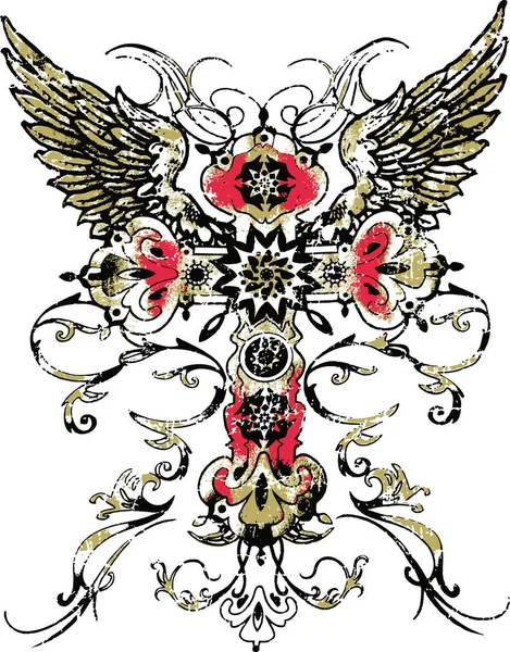 Heraldic Emblem Arms Vector Illustration — Stock Vector