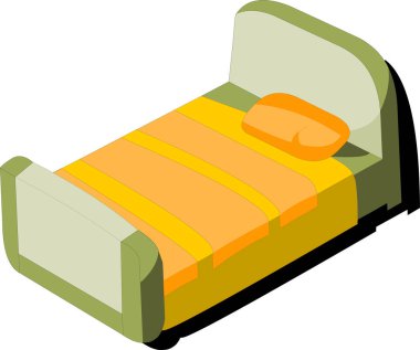 beyaz zemin üzerinde yatak 