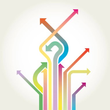 ok vektör tasarımı çizimi