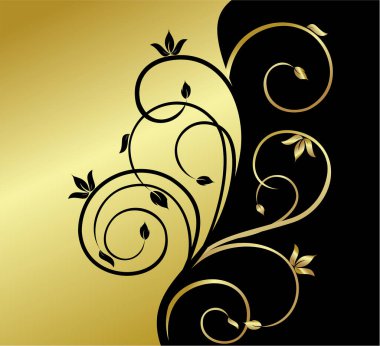 Çiçek arkaplan vektörü illüstrasyonu 