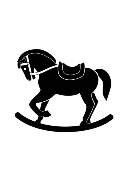 Vektor Für Pferdespielzeug — Stockvektor