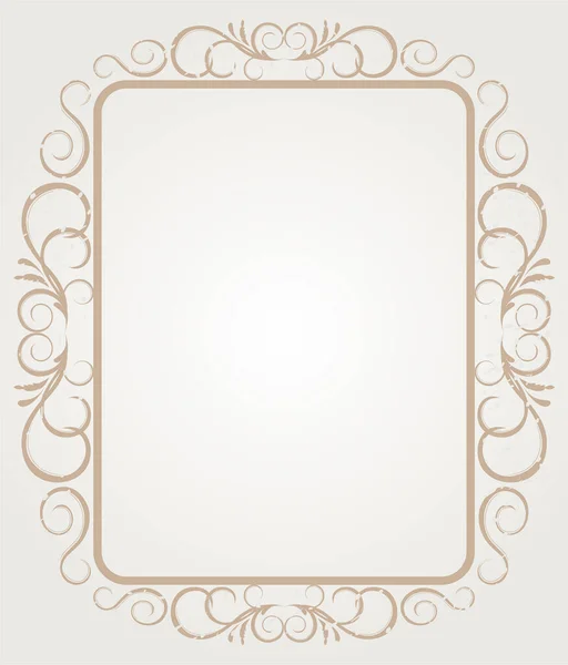 Vector Vintage Frame Place Text — Stock Vector