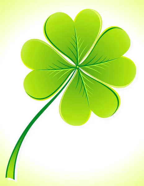 Patrick Day Leaf Clover — Stock Vector