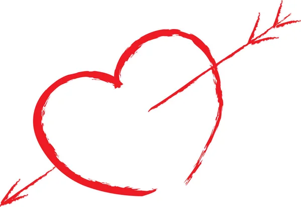 Illustration Vectorielle Heart Love — Image vectorielle