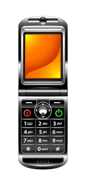 Téléphone Portable Rétro Rendu — Image vectorielle