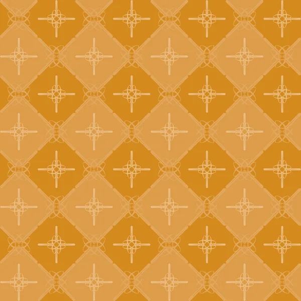 Nahtloses Geometrisches Muster Der Textur Des Goldenen Kreuzes Auf Dunklem — Stockvektor