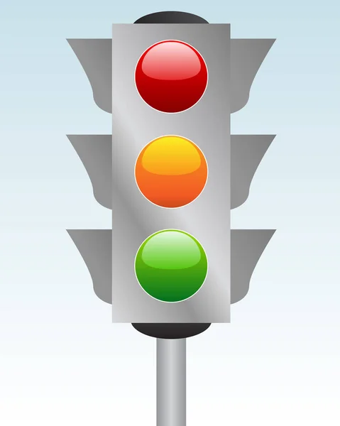 Traffic Lights Vector Illustration — Stock Vector