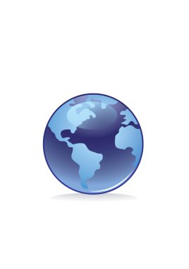 Dünya haritası, vektör illüstrasyonu