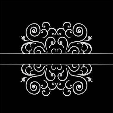 Kopya alanı için soyut yaratıcı arkaplan. Çiçek elementleriyle illüstrasyon 