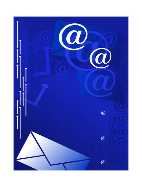 Mail Boríték Email Ikon — Stock Vector