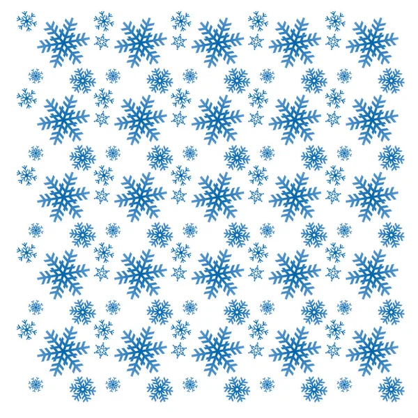 Διανυσματική Απεικόνιση Μιας Χριστουγεννιάτικης Νιφάδας Χιονιού — Διανυσματικό Αρχείο