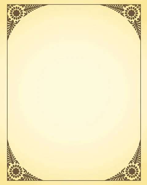 Sfondo Ornamento Floreale Copertina Astratta Poster Spazio Copia — Vettoriale Stock