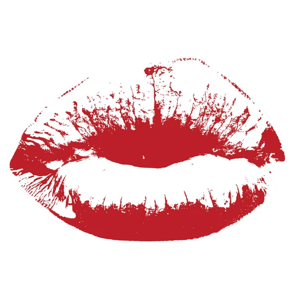 Vrouwelijke Lippen Vector Illustratie — Stockvector