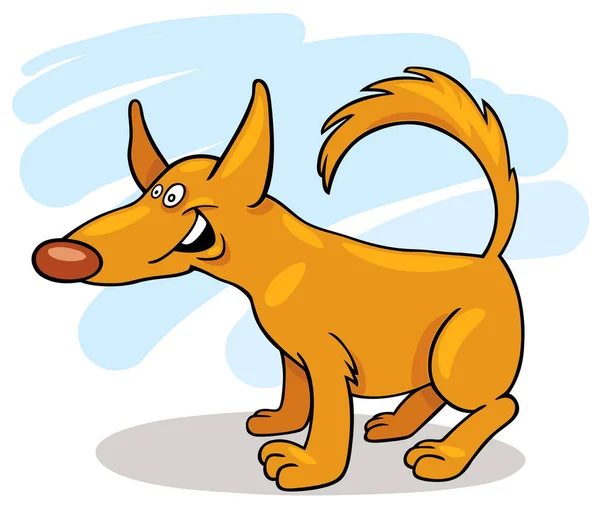 Cartoon Lustige Hund Illustration — Stockvektor