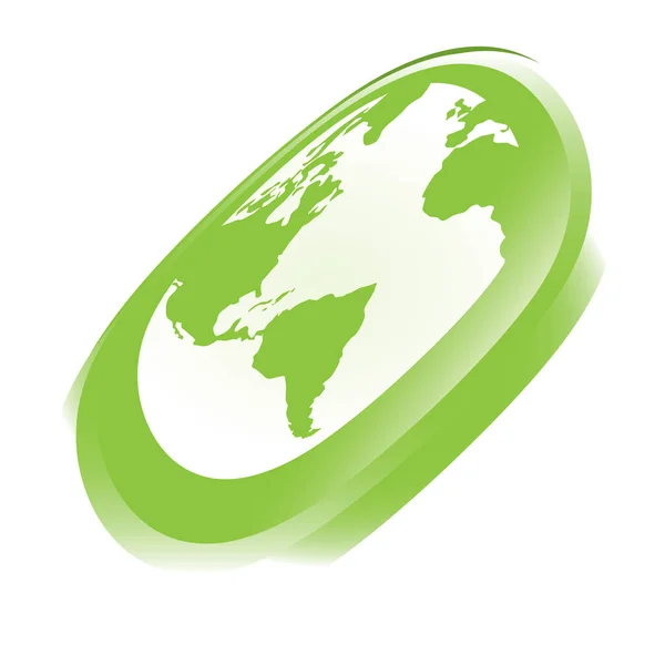Vetor Verde Terra Vetor — Vetor de Stock