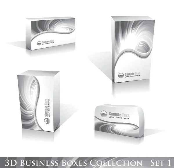 Boxes Set Vector Illustration Stock Vector