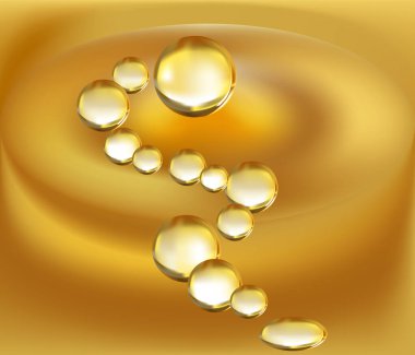 Altın yağlı yağ damlası