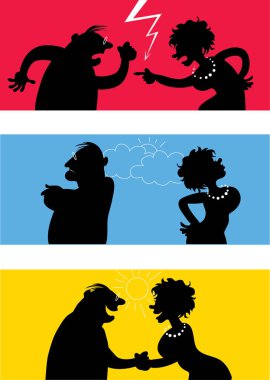 farklı duyguların vektör kümesi