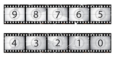 film kamera vektörü ayarlandı