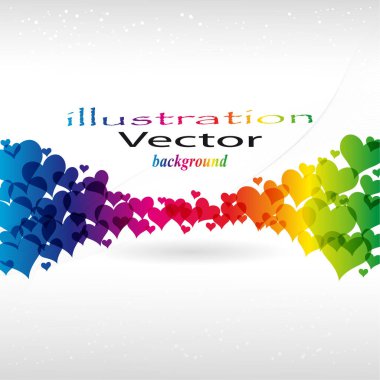 güzel dekoratif soyut arkaplan, vektör çizimi 