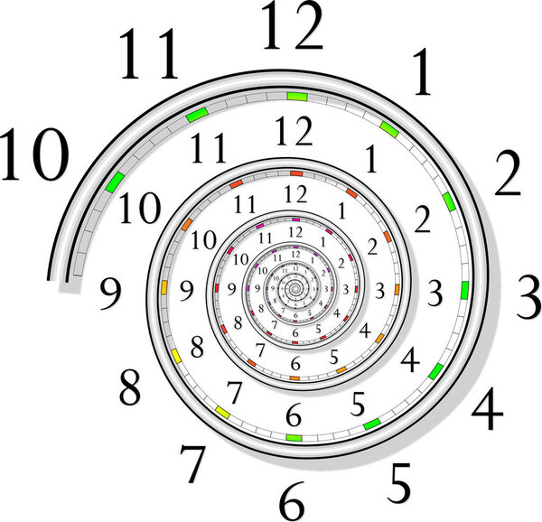 time concept, vector illustration