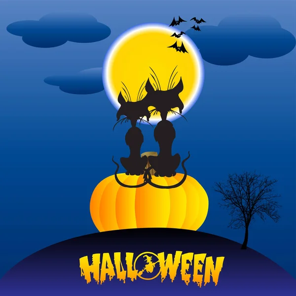 Vektorová Ilustrace Pro Halloween — Stockový vektor