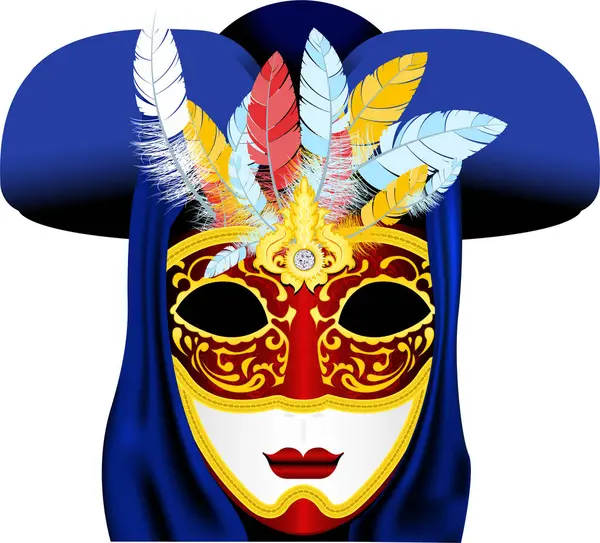 カーニバのマスク フェスティバル — ストックベクタ