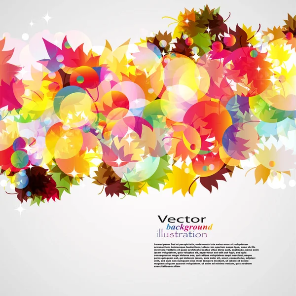 Hermoso Fondo Abstracto Decorativo Ilustración Vectorial — Vector de stock