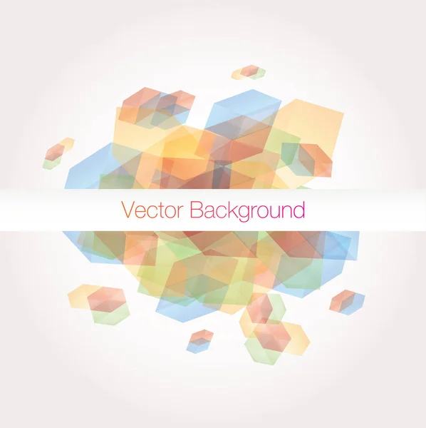 Vektorové Abstraktní Geometrické Tvary Pozadí — Stockový vektor