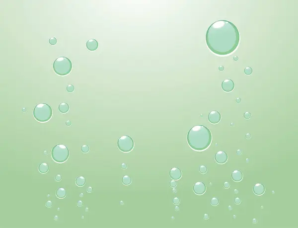 水の泡背景ベクトル図 — ストックベクタ