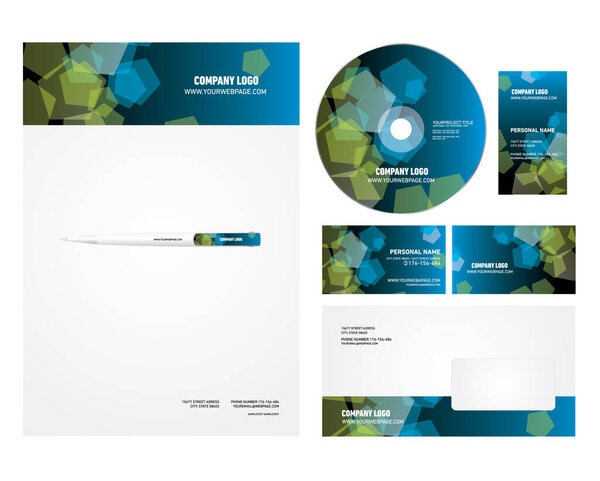 business card design. vector illustration