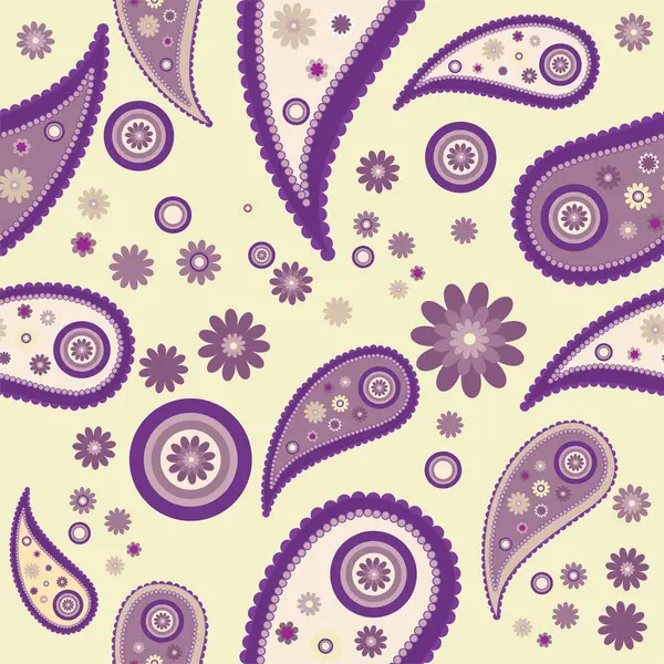 Seamless Floral Pattern Vector Illustration — Stock Vector