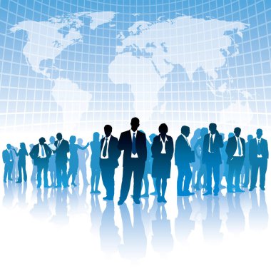 Grup başarılı iş adamları