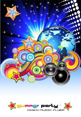  arkaplan müzik ögeleri, disko arkaplanı
