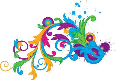 güzel dekoratif soyut vektör arkaplanı    