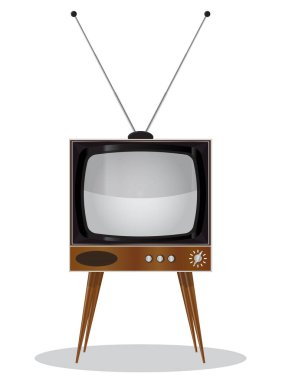 TV modern vektör illüstrasyonu