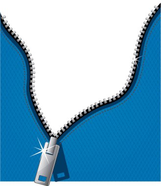 zipper, modern vector illustration clipart