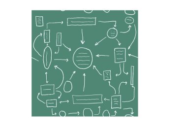 Veri işleme kavramı, modern vektör illüstrasyonu