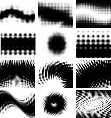 yarım ton arkaplan vektör kümesi.