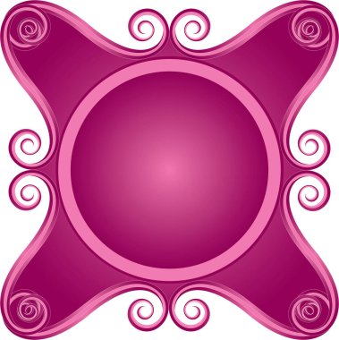 soyut vektör çiçek tasarımı