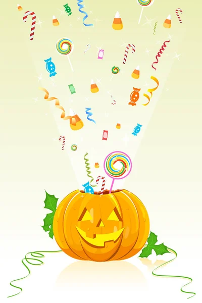 Buon Halloween Sfondo Illustrazione Vettoriale — Vettoriale Stock