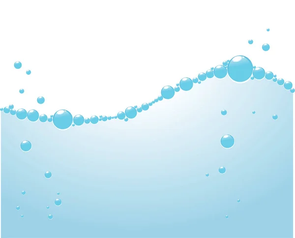 Fundo Vetor Água Azul —  Vetores de Stock