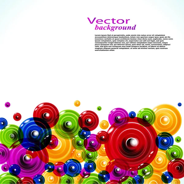 Beautiful Decorative Abstract Background Vector Illustration — Stock Vector