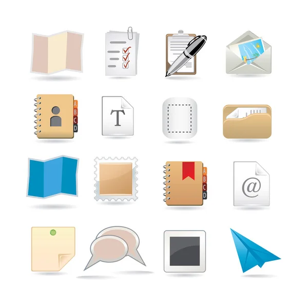 Set Office Education Icons Vector Illustration Design — Stock Vector