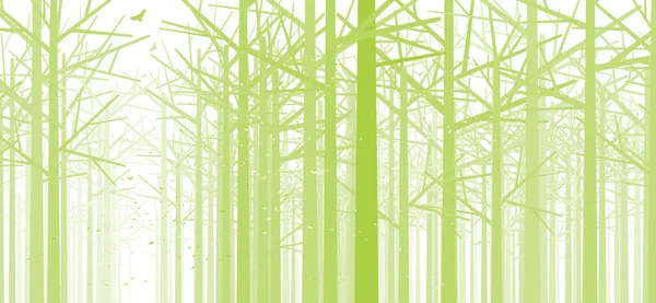 Векторная Иллюстрация Зелёного Бамбука — стоковый вектор